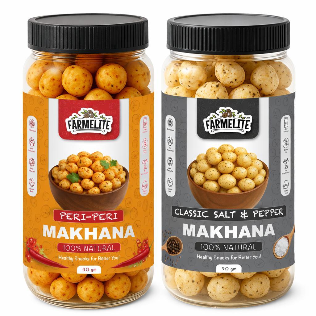 PERI-PERI & CLASSIC SALT ROASTED MAKHANA COMBO