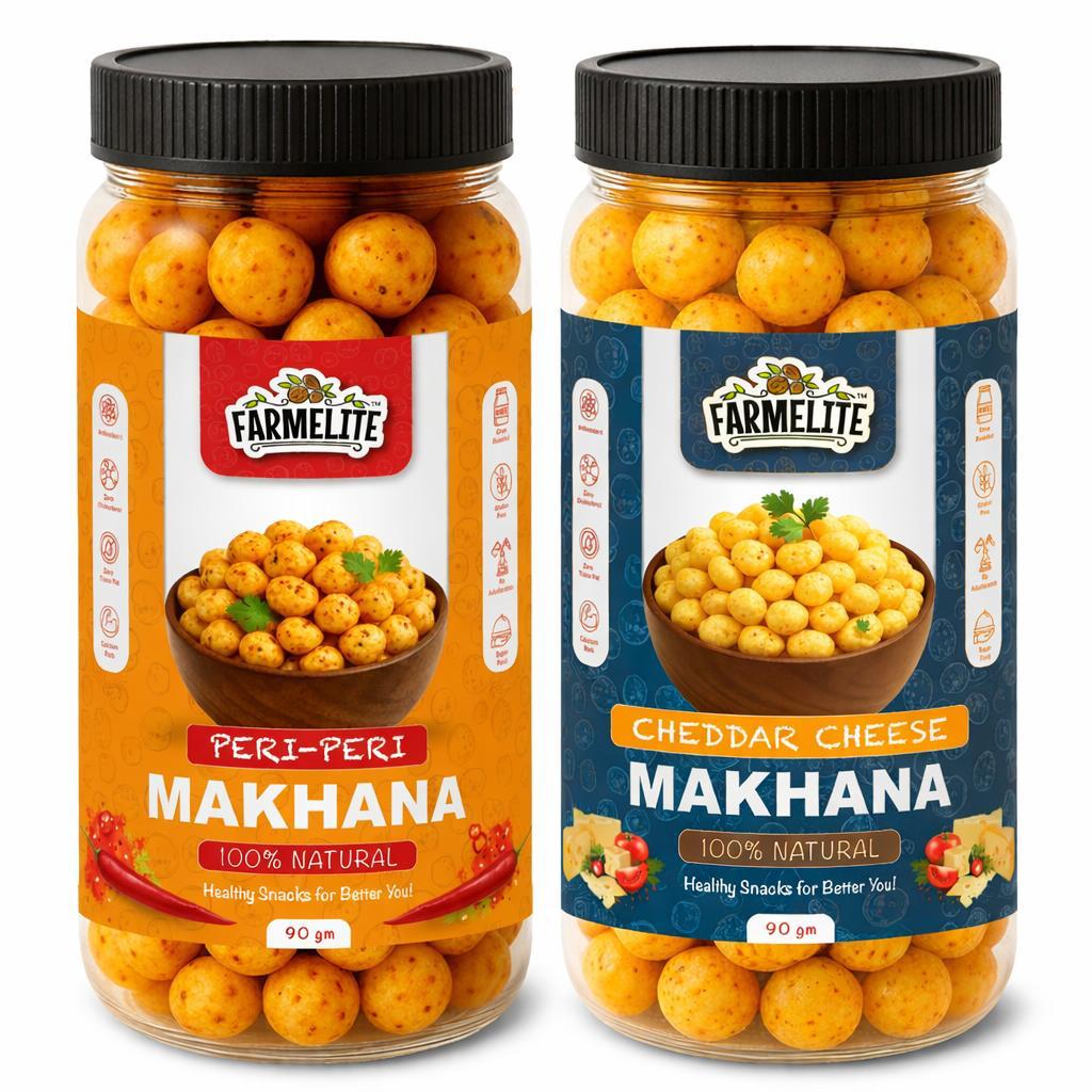 PERI-PERI & CHEDDAR CHEESE ROASTED MAKHANA COMBO
