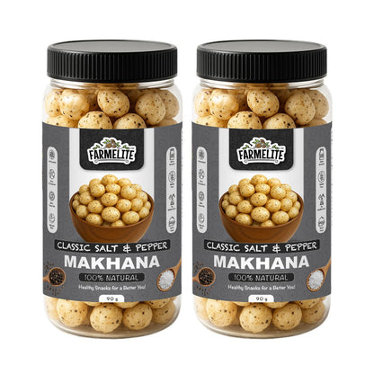CLASSIC SALT & PEPPER ROASTED MAKHANA (PACK OF 2) (180g)
