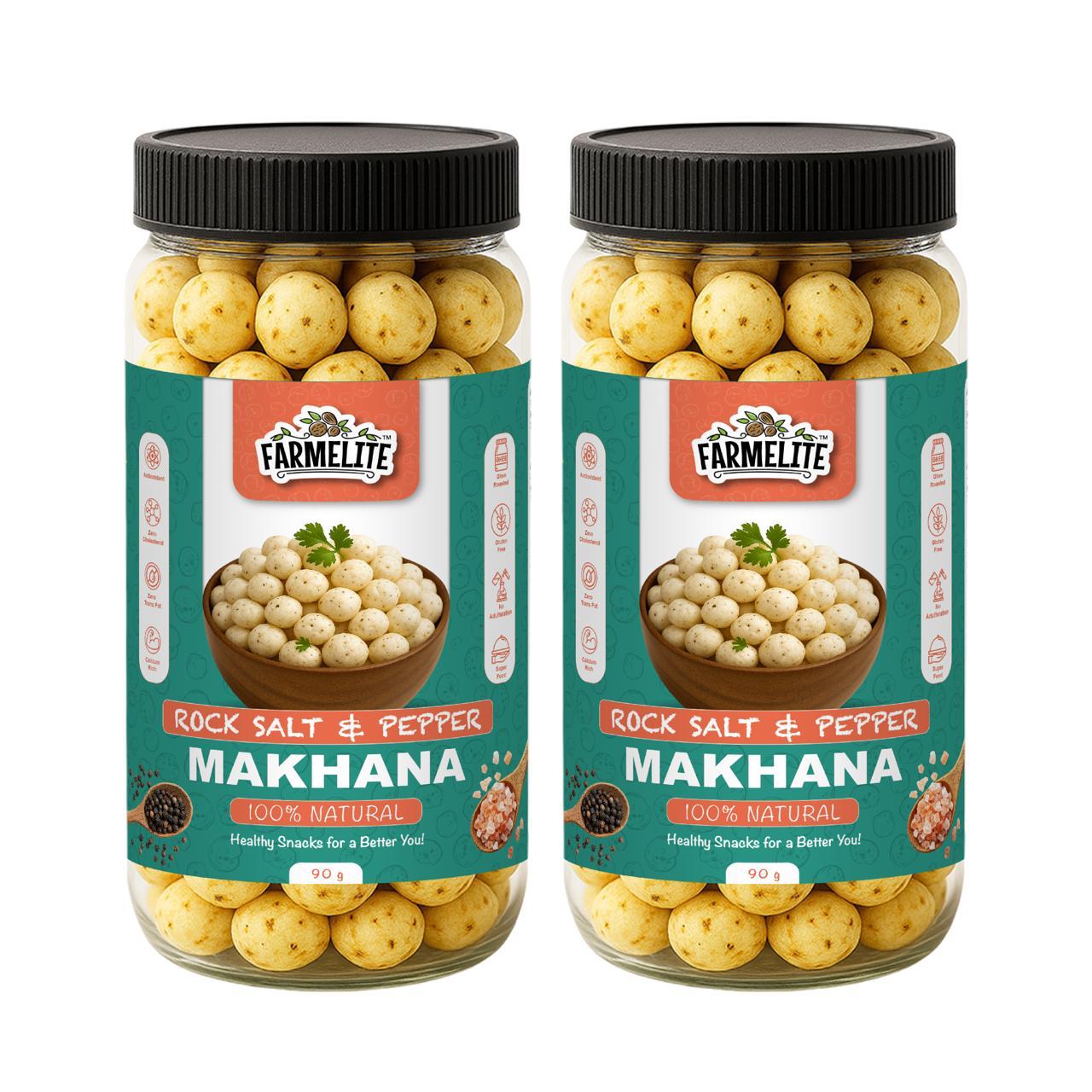 ROCK SALT & PEPPER ROASTED MAKHANA (PACK OF 2)