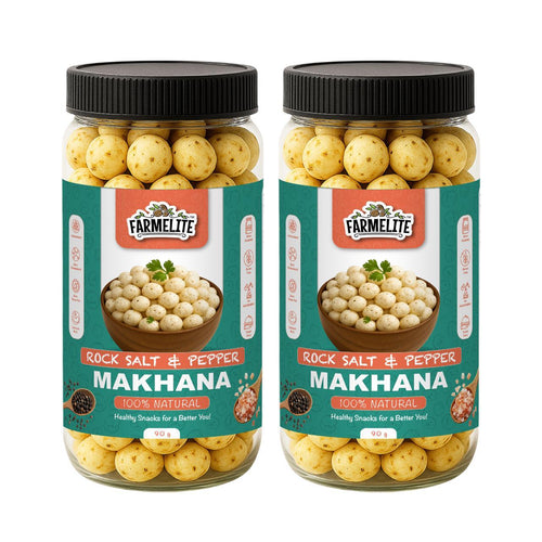 ROCK SALT & PEPPER ROASTED MAKHANA (PACK OF 2)