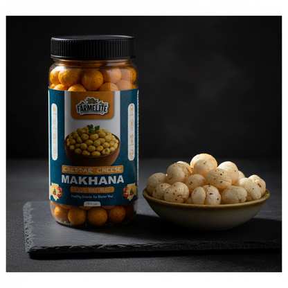 Cheddar Cheese Makhana - Dark Slate