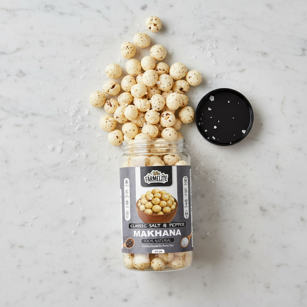 Classic Salt Makhana - Flat Lay