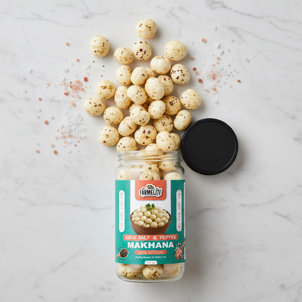 Rock Salt Makhana - Flat Lay