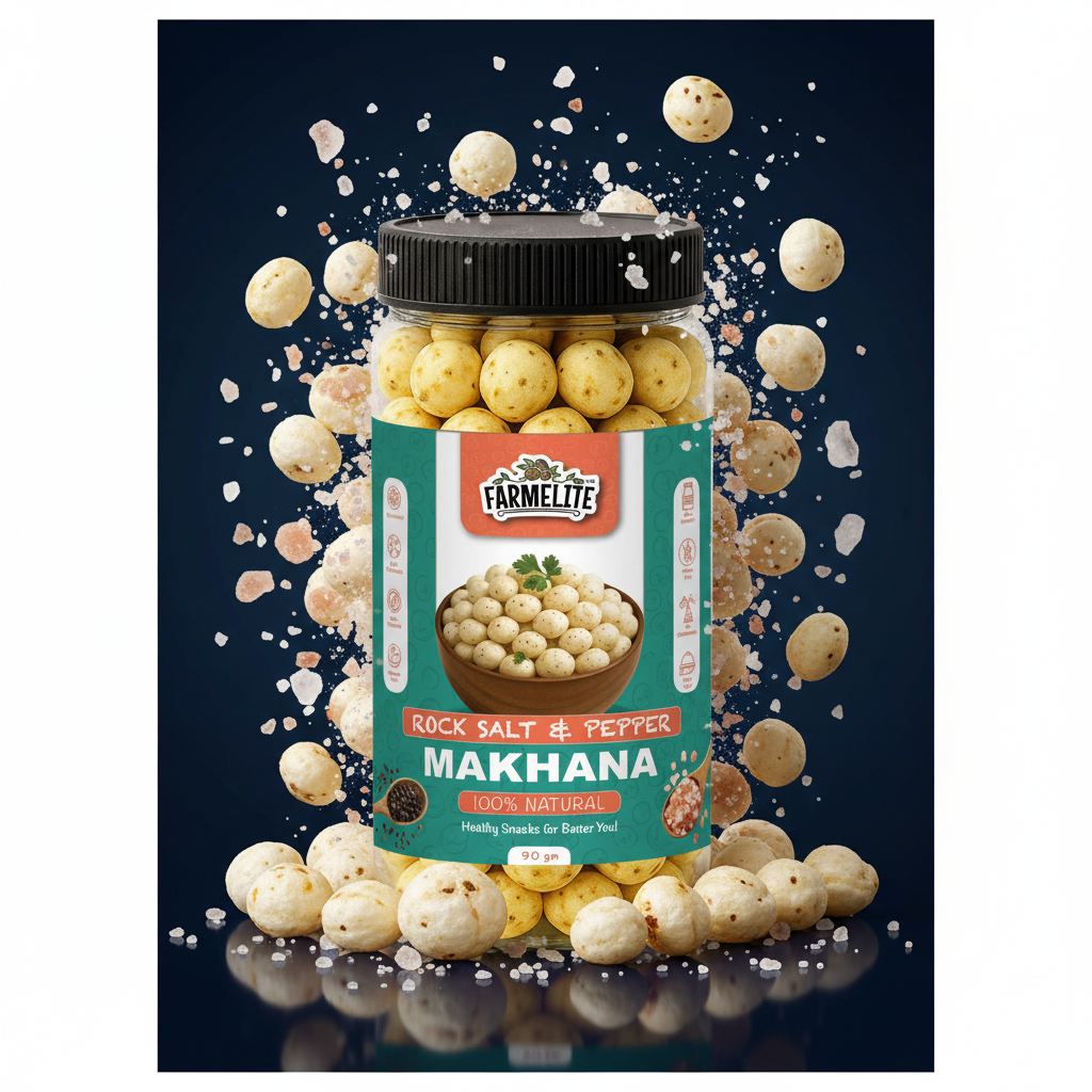 Rock Salt Makhana - Navy Hero